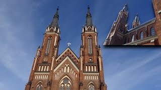 Pabianice  Dzwony Kościoła pw NMP Różańcowej Angelus [upl. by Elleneg25]