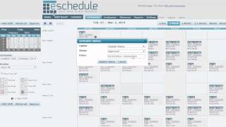 eSchedule Tutorial  Introduction for Scheduling Managers [upl. by Editha]