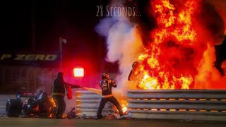 28 Seconds of Romain Grosjeans Death [upl. by Amihsat216]