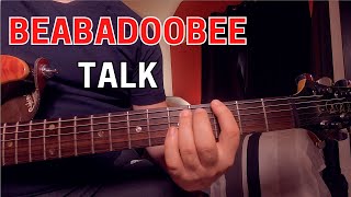 Beabadoobee  Talk Guitar Tutorial in STANDARD tuning [upl. by Filia]