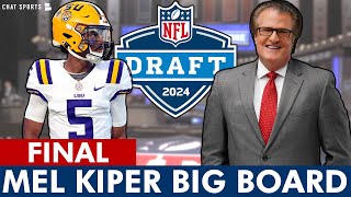 Mel Kiper’s 2024 NFL Draft Big Board FINAL Top 32 Prospect Rankings [upl. by Rici928]