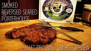 Smoked Steaks  Reversed Seared  Pellet Pro Smoke Ring by Smoke Daddy [upl. by Bevan]