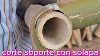 corte soporte doble con solapa [upl. by Atenik]