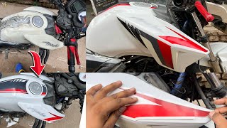 Changing Old Apache RTR 160 BodyGraphic Sticker  BS6New Model  RAZ ART MODIFICATION modified [upl. by Llenrac699]