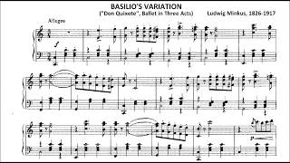 Minkus Ludwig 18261917 Basilios Variation quotDon Quixotequot Ballet in Three Acts [upl. by Oiraved]