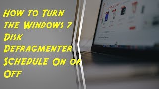 Disk Defragmenter Windows 7  How To Turn Off or On Scheduler Defragment [upl. by Aisel213]