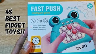 Pop It Electronic Unboxing ASMR Best Fidget Toys Game [upl. by Notloc485]