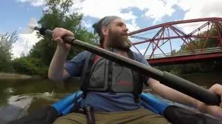 Exploring the Wallkill River Paddling South of Sturgeon Pool Tillson Ulster County NY  Kayaking [upl. by Ahsinehs]