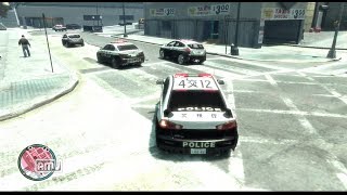 LCPDFR GTA4で白黒パトカー勤務 その6 Japanese police car in GTA IV GTA4プレイ動画6 [upl. by Oinigih619]