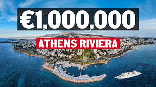 Living in Glyfada on the Athens Riviera A €1000000 apartment tour in Greece [upl. by Dorelle]