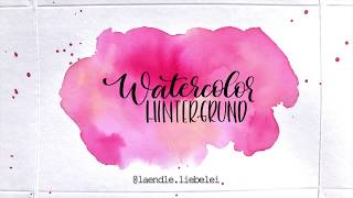 Watercolor Hintergrund mit TALENS Ecoline Wasserfarben [upl. by Ellehsram970]