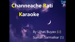 Konkani Duet Karaoke🎤 Channeache Rati Remix❤ [upl. by Ede]