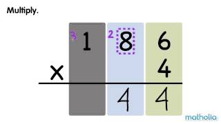 Multiplication With Regrouping [upl. by Yarahs]