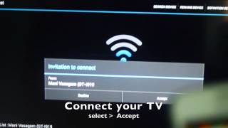 Vu Android TV  Miracast  Screen Mirroring Demo [upl. by Sorensen]