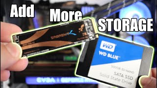 How To Install a Second SSD into Your PC [upl. by Notla]