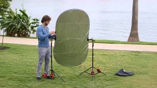 Reflector Stand Setup [upl. by Anilac]