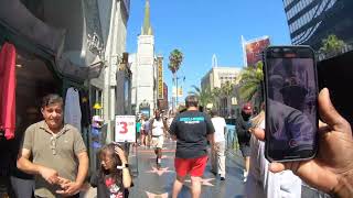 Hollywood Boulevard Walking Tour  Los Angeles Tour Guide 2024 California Ultra HD 60fps [upl. by Eizus]