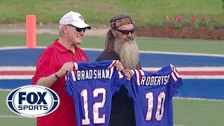 Bradshaw reunites with Duck Dynastys Phil Robertson [upl. by Eiral]