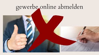 2022 كيف تلغي السجل التجاري  gewerbe online abmelden [upl. by Idette651]