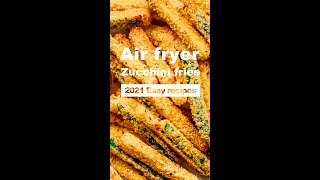 EASY AIR FRYER ZUCCHINI FRIES 2021 ▏How to make ZUCCHINI with air fryer？▏JoyouceampSpiceindiaonline [upl. by Atis43]