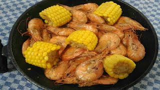 Garlic Butter Shrimp amp Corn by Food Bae [upl. by Millda]