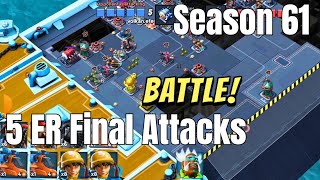 Warships Season 61  5 ER Final Attacks Boombeach [upl. by Yenduhc]