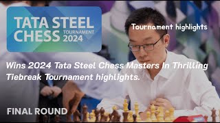 Grande Maestro WEI YI Vince il TATA STEEL Chess Tournament [upl. by Corrie730]