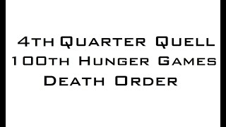 100th Hunger Games Death Order [upl. by Duong]