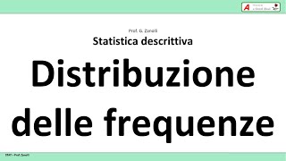 Statistica facile  05  Grafico delle frequenze [upl. by Ynaitirb227]