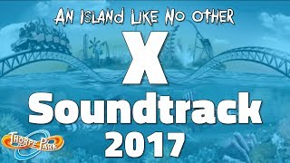 Thorpe Park  X Soundtrack 2017 [upl. by Atiuqrahs]