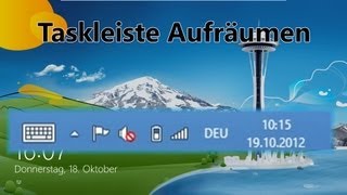 Windows 8 und 81 Taskleiste aufräumen HerrTechNews [upl. by Yelsnya]