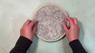 How to create your own custom underglaze transfer [upl. by Marge]