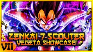 BLAST KING TO BLAST GOD Z7 SCOUTER VEGETA SHOWCASE  Dragon Ball Legends PvP [upl. by Alrats]