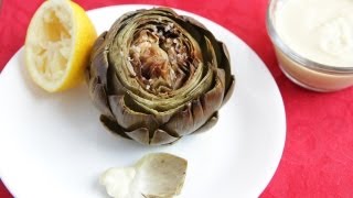 How to cook an Artichoke Recipe 92612  Day 45 Oven Roasted Artichoke [upl. by Elisabetta]