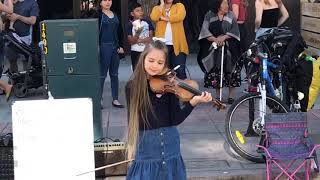 2019 01 27 Karolina Protsenko on Third Street Promenade [upl. by Chaddie]