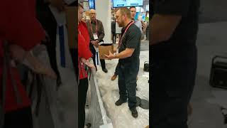 Live TritoFlex 2K Demonstration  Intl Roofing Expo 2019 [upl. by Aitram]