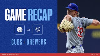 Game Highlights Ben Brown Throws Seven Hitless Innings and Bats Come Alive Late  52824 [upl. by Aiuhsoj261]