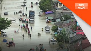 Hampir 20000 rumah di selatan Thailand terjejas [upl. by Ermanno]