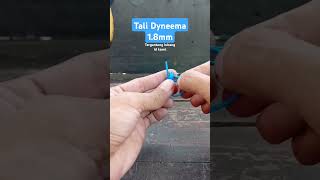 Cara Simpul tali dynema untuk karet speargun spearfishing spearo dinema talidynema simpultali [upl. by Newhall510]