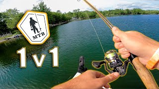 APbassin VS Jon B MTB Fishing Challenge SHOWDOWN — Loser Gets Paintball SHOT [upl. by Ase]