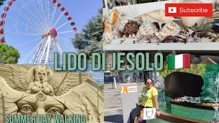 Lido di Jesolo Italy walking tour 2023 [upl. by Wincer]