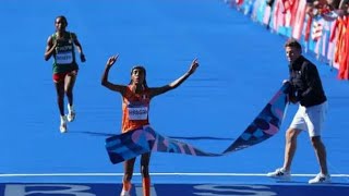 Sifan Hassan wins Womens Marathon Olympics Paris 2024 [upl. by Heyman]