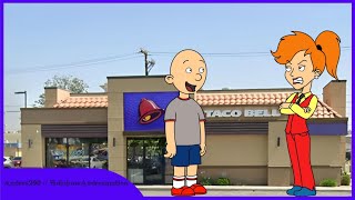 Classic Caillou Skips School To Go To Taco BellGrounded [upl. by Dash]