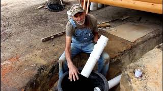 How to INSTALL Your OWN Septic Tank  Septic System Install  Part 3 [upl. by Swanhildas]