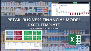 Retail Business Financial Model Excel Template  Make Financial Analysis in Excel [upl. by Leff737]