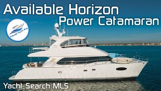 60 Horizon Power Catamarans on the Market  Million Dollar Power Catamarans Available [upl. by Yvi]