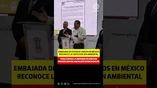 La Embajada Norteamericana reconoce la certificación ambiental para el aguacate de Michoacán [upl. by Dulcle]