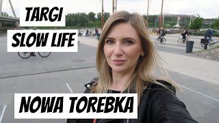 NOWA PIĘKNA TOREBKA‼🥰 TARGI SLOW LIFE 👗 [upl. by Alegnave]