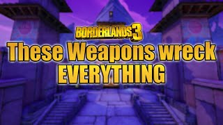 8 Strongest Weapons  Best Weapons in Borderlands 3 [upl. by Neetsyrk]