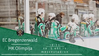 EC Bregenzerwald vs HK SZ Olimpija [upl. by Anikal800]